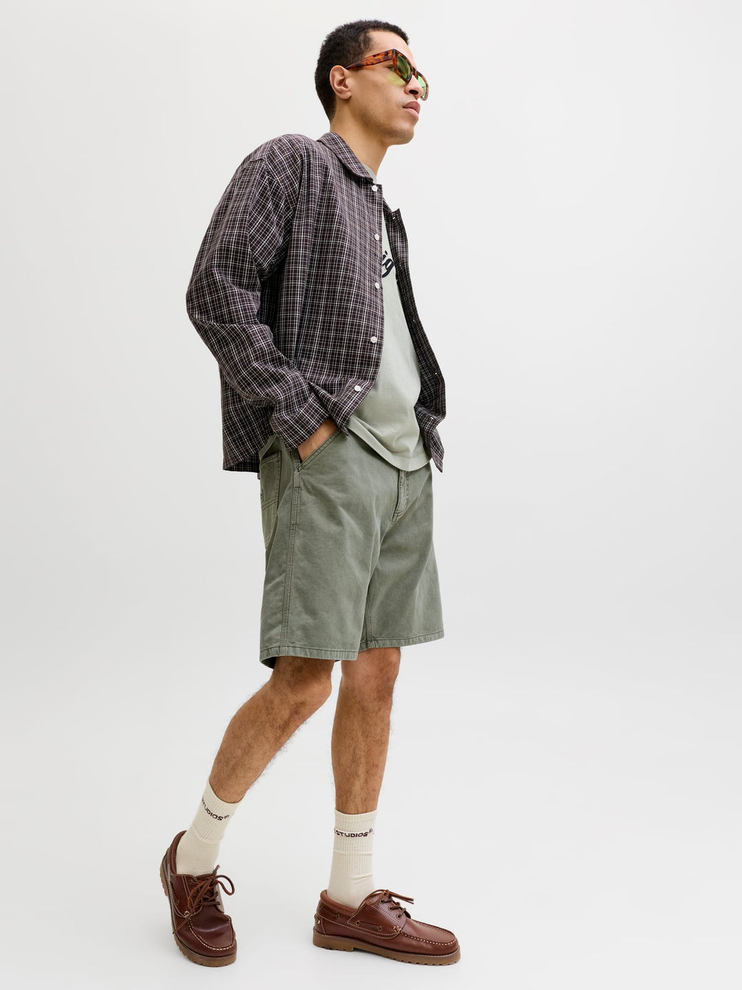 Jack & Jones Tony short denim groen – heren