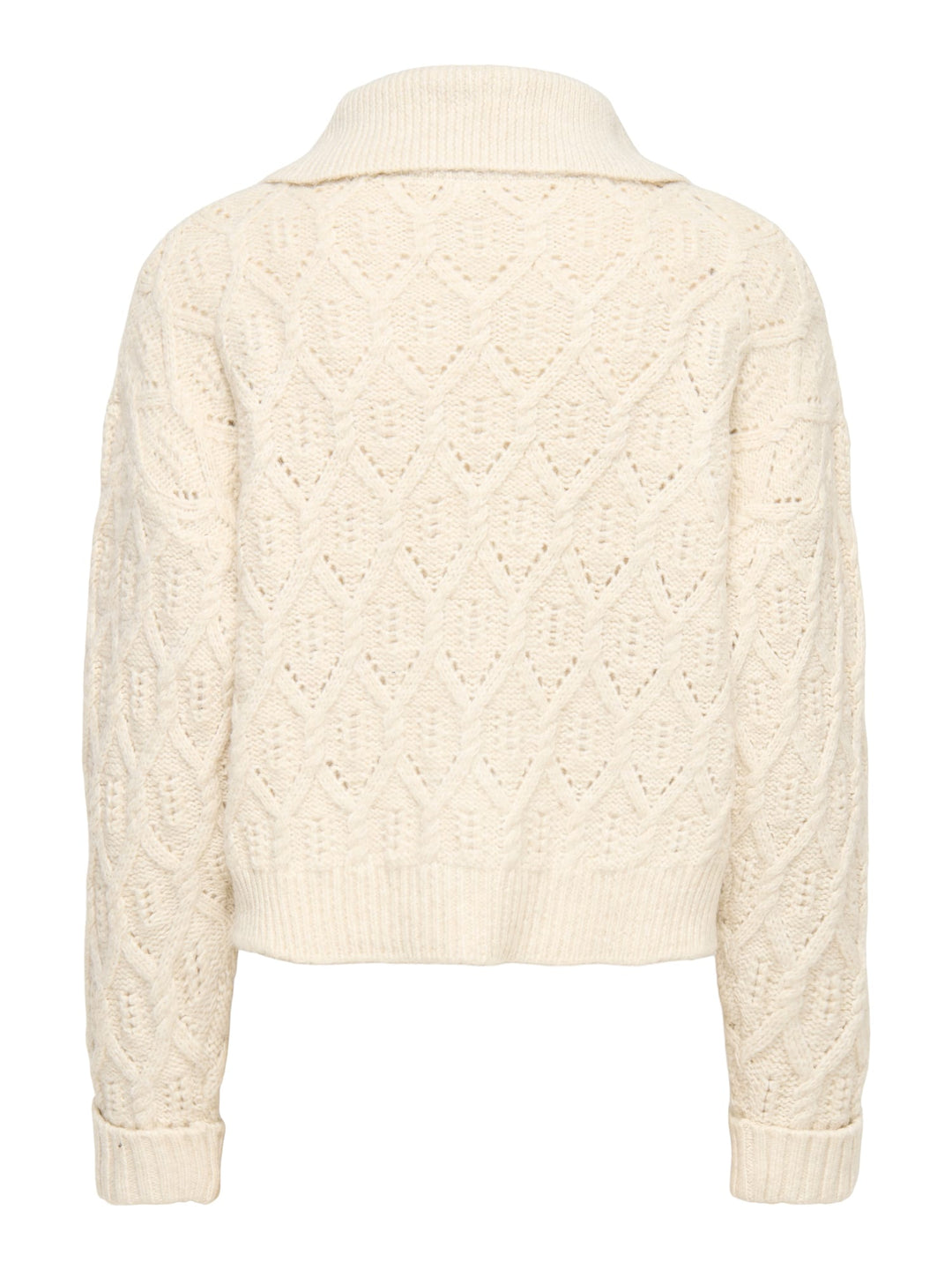 Only 15381489 Freja gebreid vest off-white