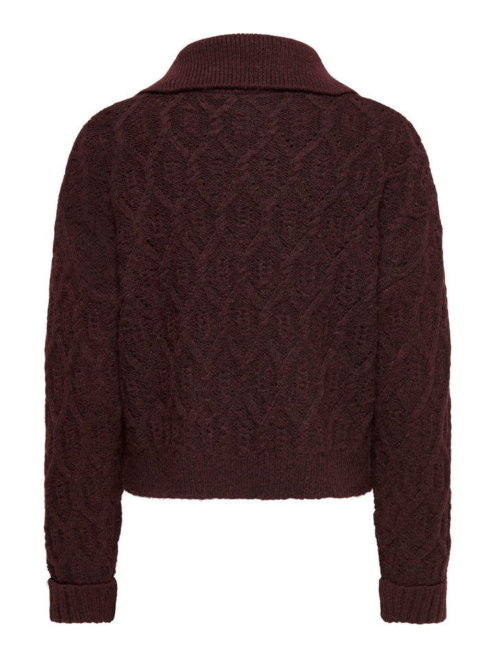 Only 15381489 Freja trui bordeaux