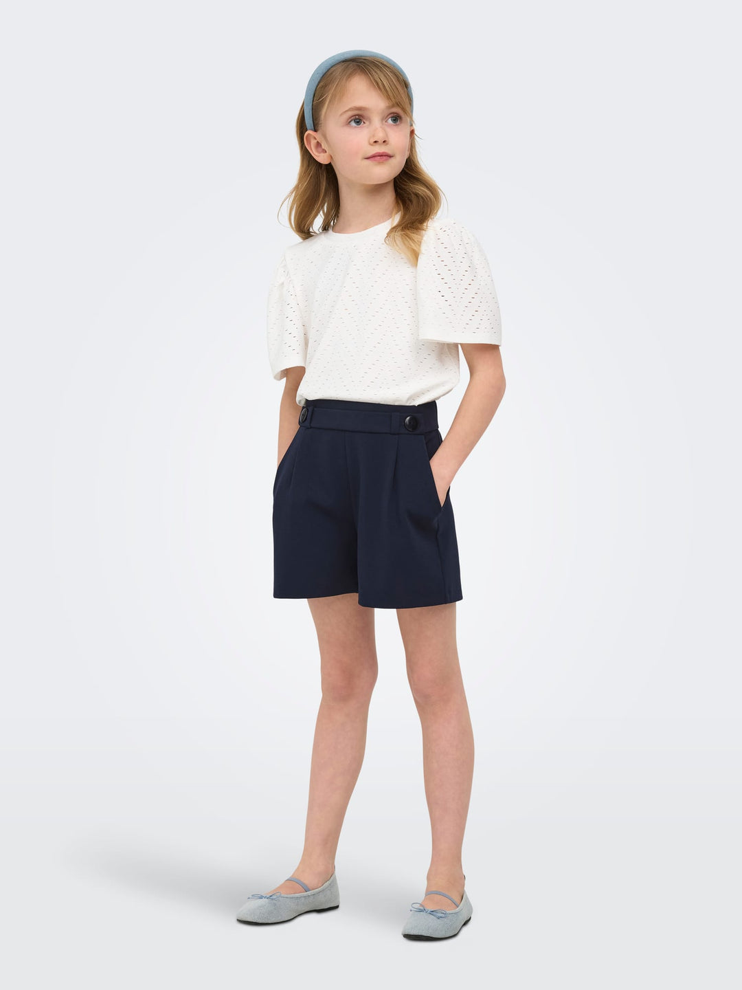 Kids Only Geggo shorts navy – meisjes