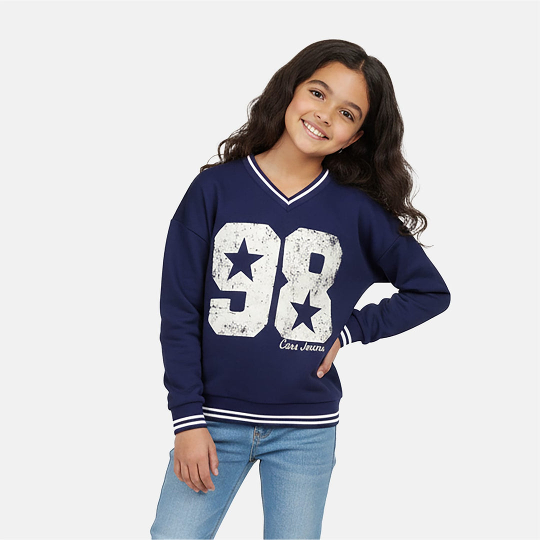 Cars Girls 23397 sweater meisjes navy