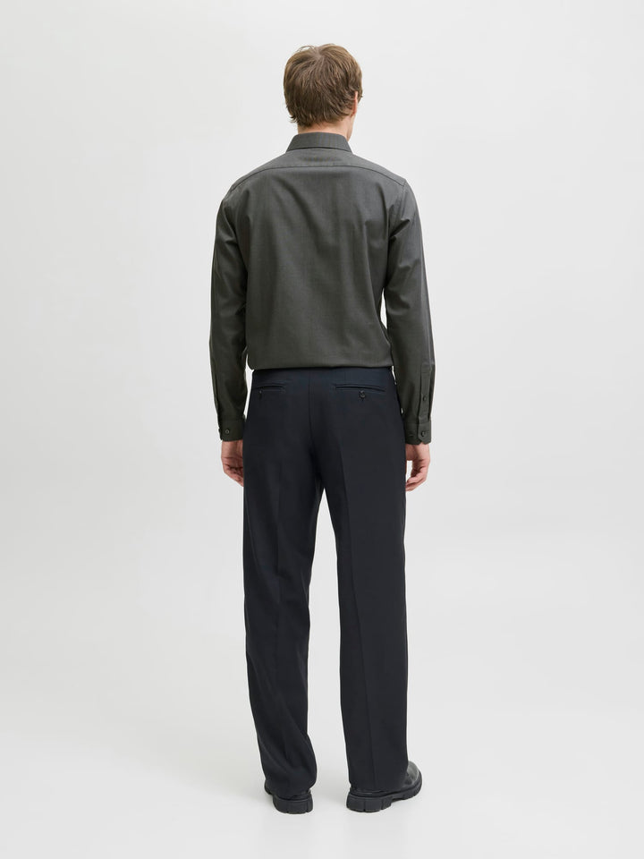 Jack & Jones Blaparker overhemd l/m antraciet – heren