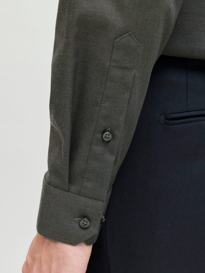 Jack & Jones Blaparker overhemd l/m antraciet – heren