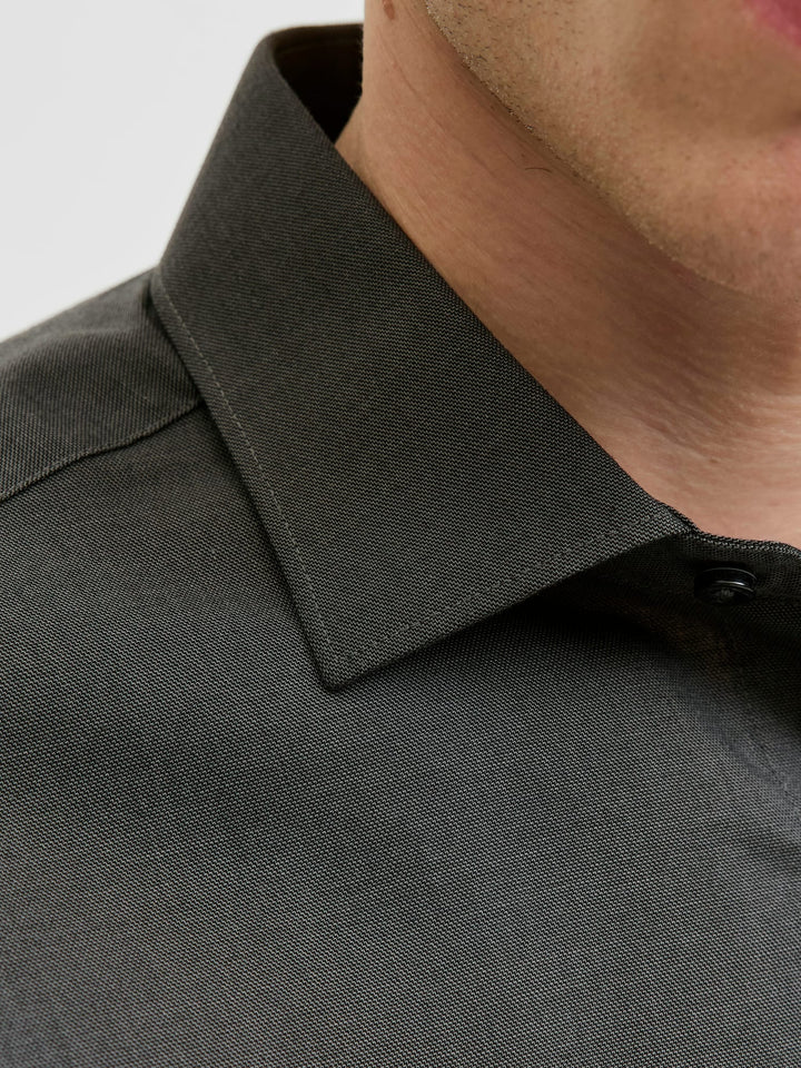 Jack & Jones Blaparker overhemd l/m antraciet – heren
