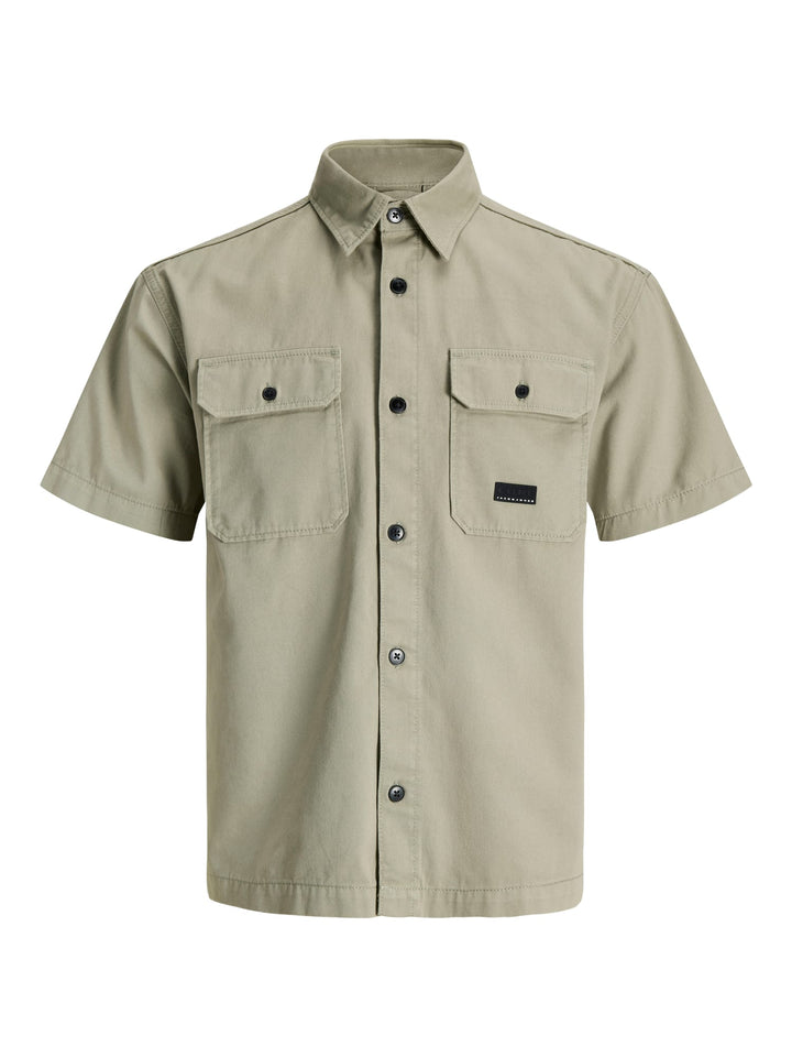 Jack & Jones 12294960 Oben overhemd olijf – heren