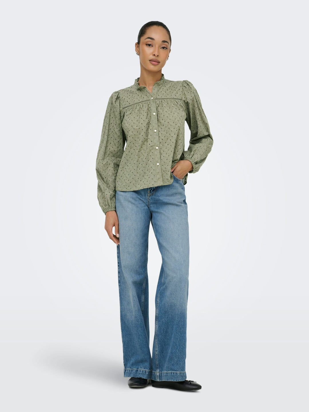 Only Noelys blouse olijf – dames