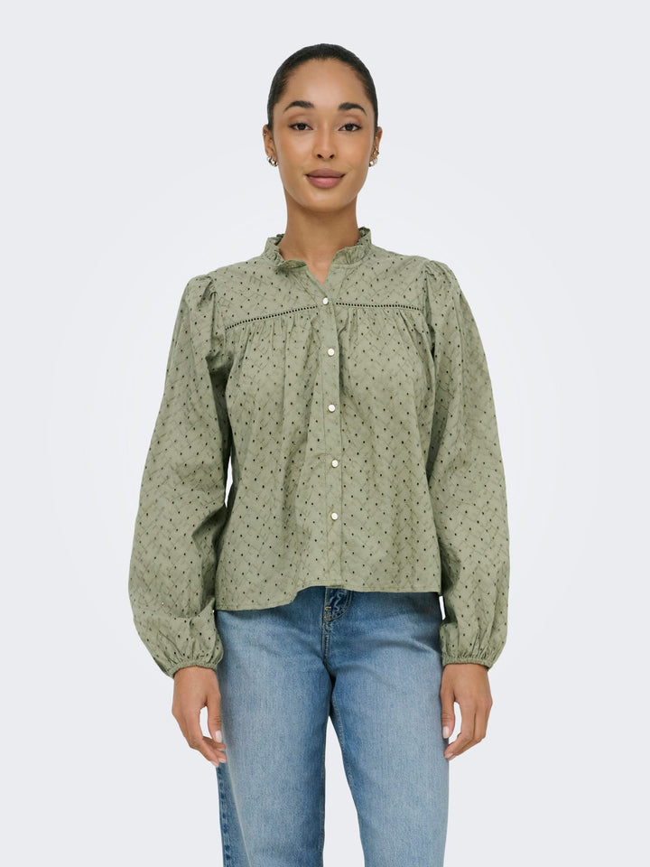 Only Noelys blouse olijf – dames