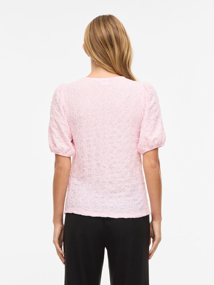 Vila 14111805 Fall t-shirt licht roze – dames