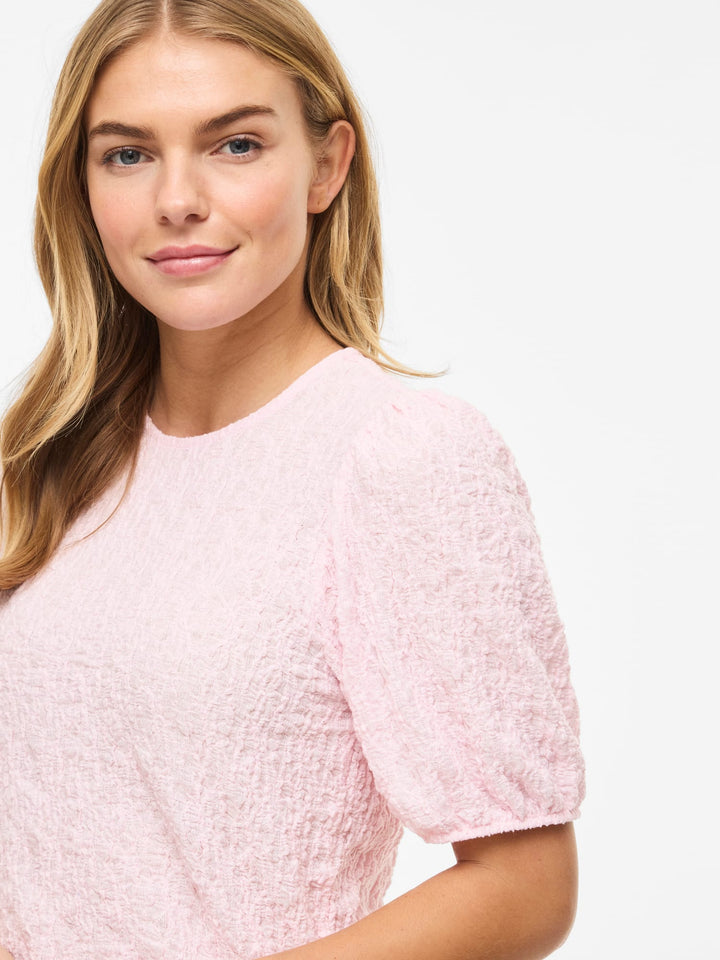 Vila 14111805 Fall t-shirt licht roze – dames