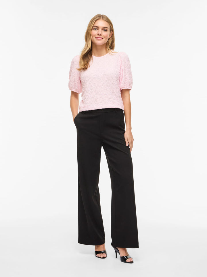 Vila 14111805 Fall t-shirt licht roze – dames