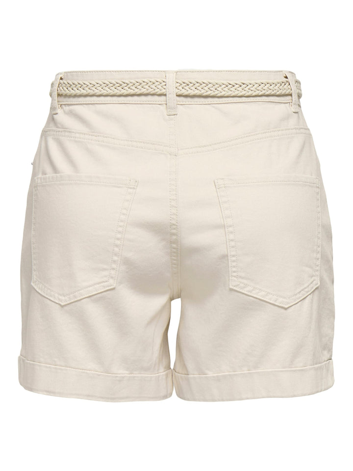 Only ONLVEGA-SILLA HW MOM BELT SHORTS wit dessin – dames