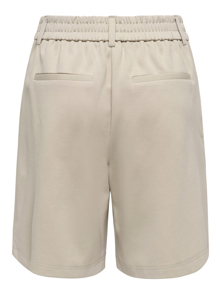 Only 15370762 Poptrash bermuda shorts beige – dames