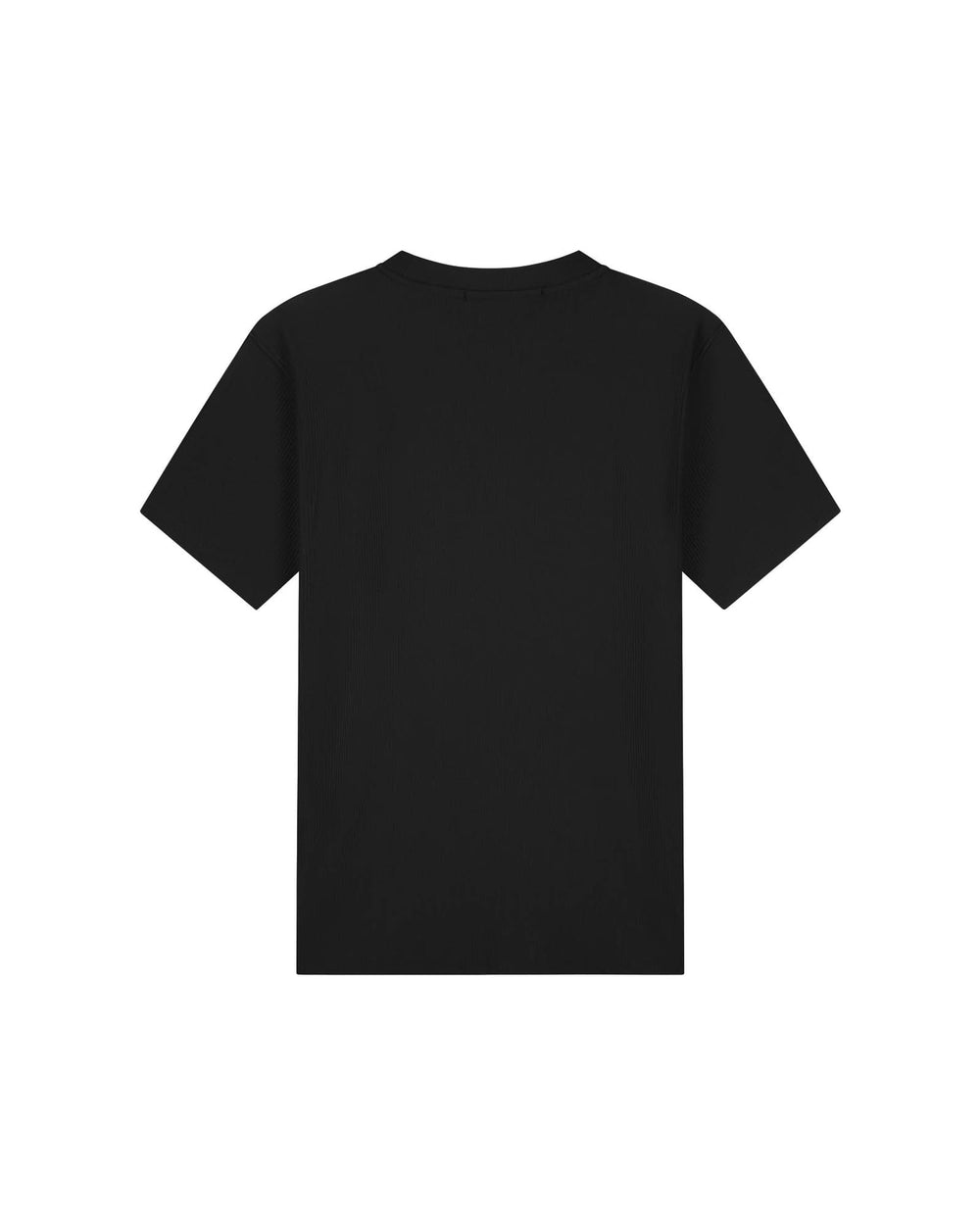 Malelions men Ribbed T-Shirt zwart – heren