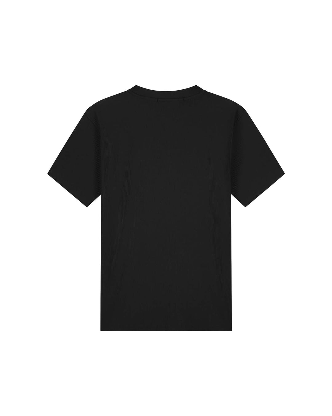 Malelions men Ribbed T-Shirt zwart – heren