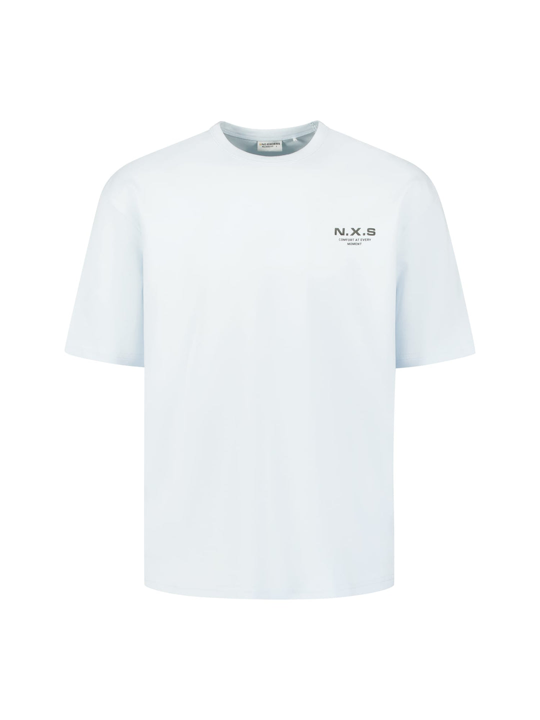No Excess T-Shirt Crewneck lichtblauw – heren