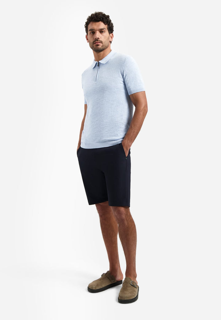 No Excess polo lichtblauw – heren