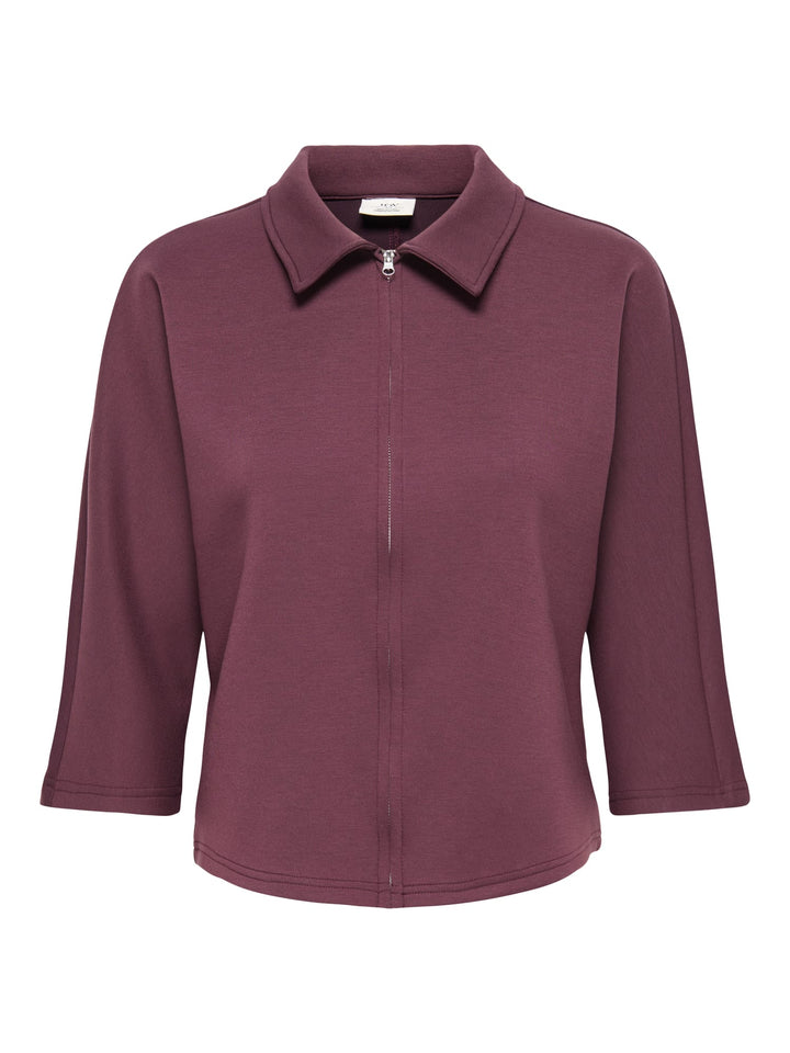 jacqueline de yong 15379877 Frankie vest sweat bordeaux