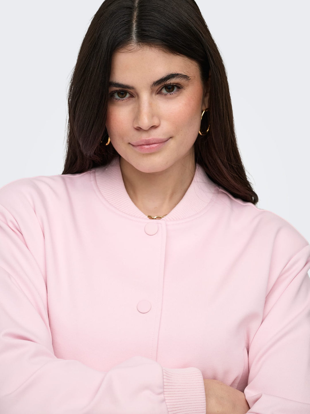 Only ONLPOPTRASH L/S SHORT BOMBER PNT - dames jack - Fuchsia