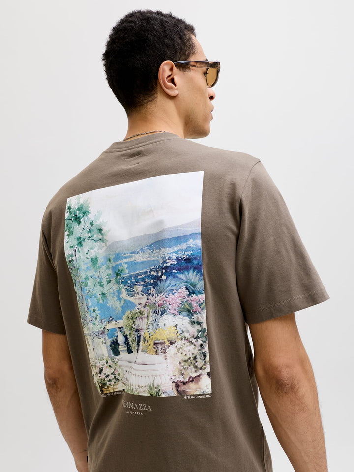 Jack & Jones 12307932 Blajames T-shirt bruin – heren