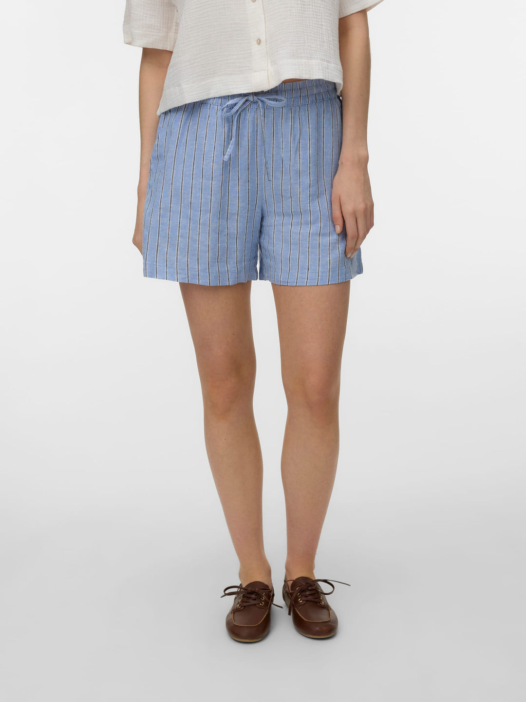 VERO MODA VMLINN shorts blauw dessin – dames