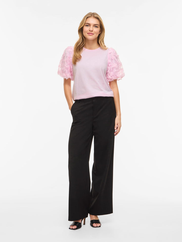 Vila 14113264 Onesca top k/m dames roze