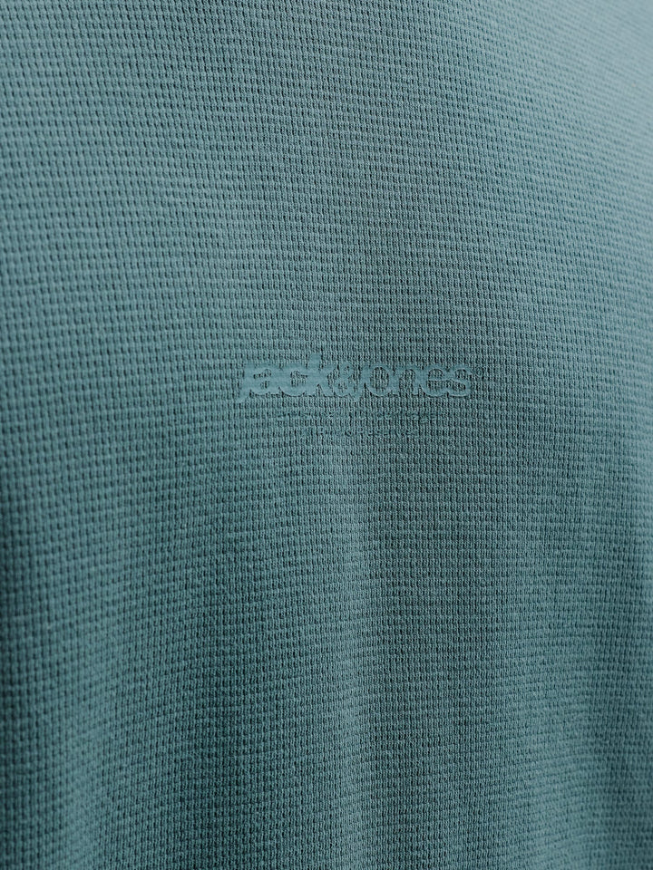 Jack & Jones JCOCLUB STRUCTURE TEE oud groen – heren t-shirt