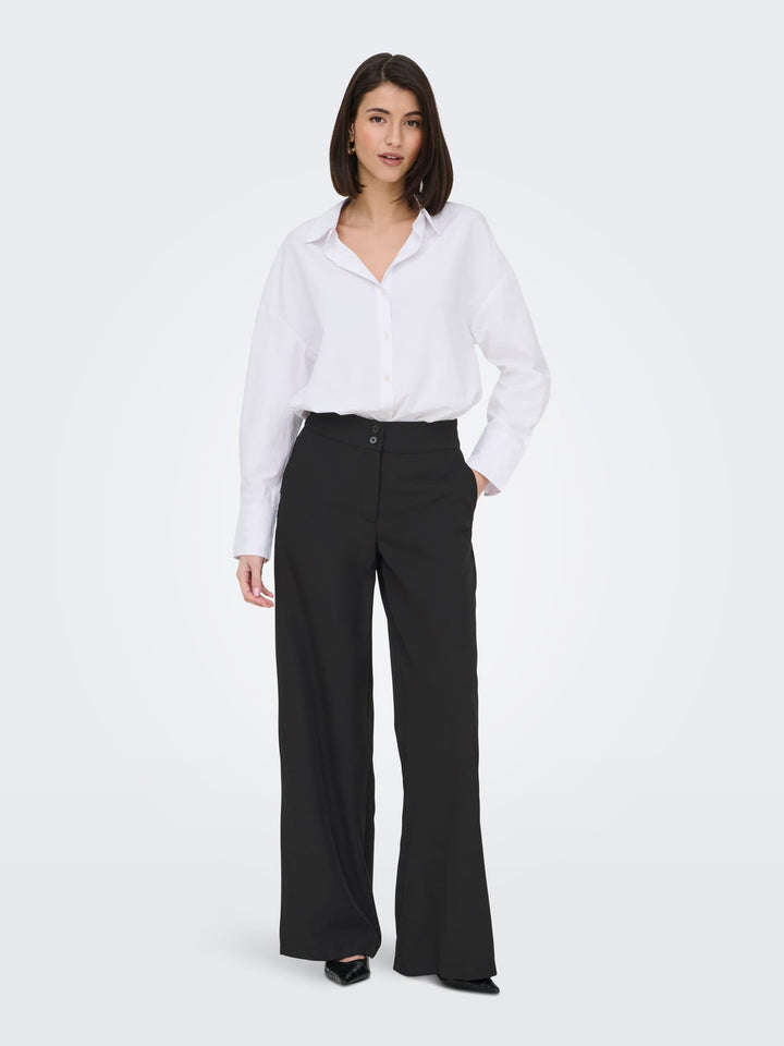 jacqueline de yong 15361050 Dora lange broek zwart – dames - L32