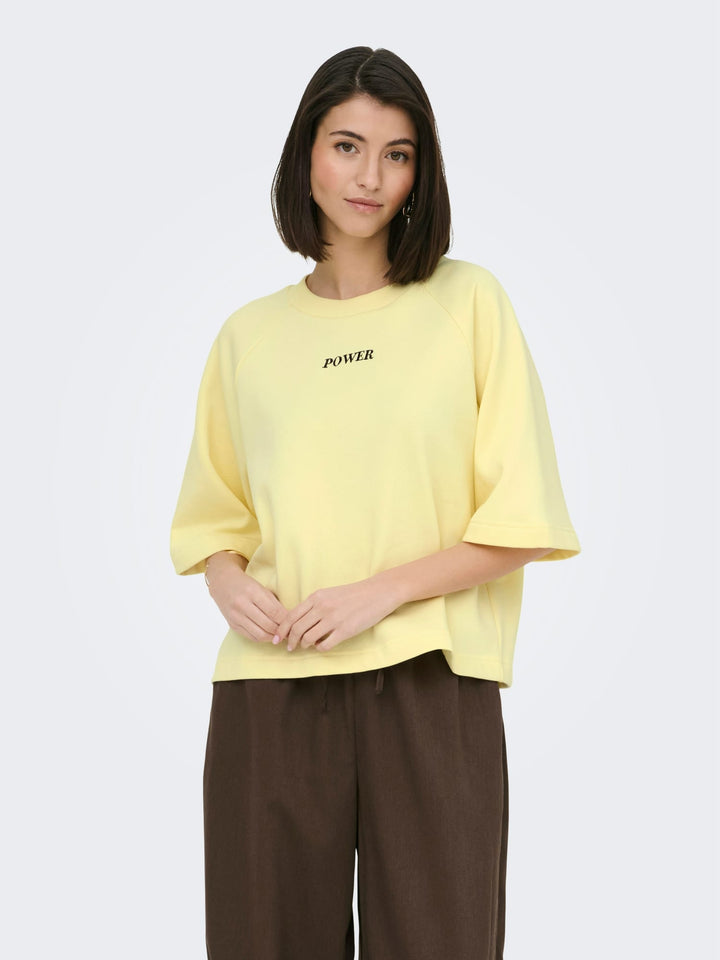 Jacqueline de Yong 15384345 Olivia sweater dames geel