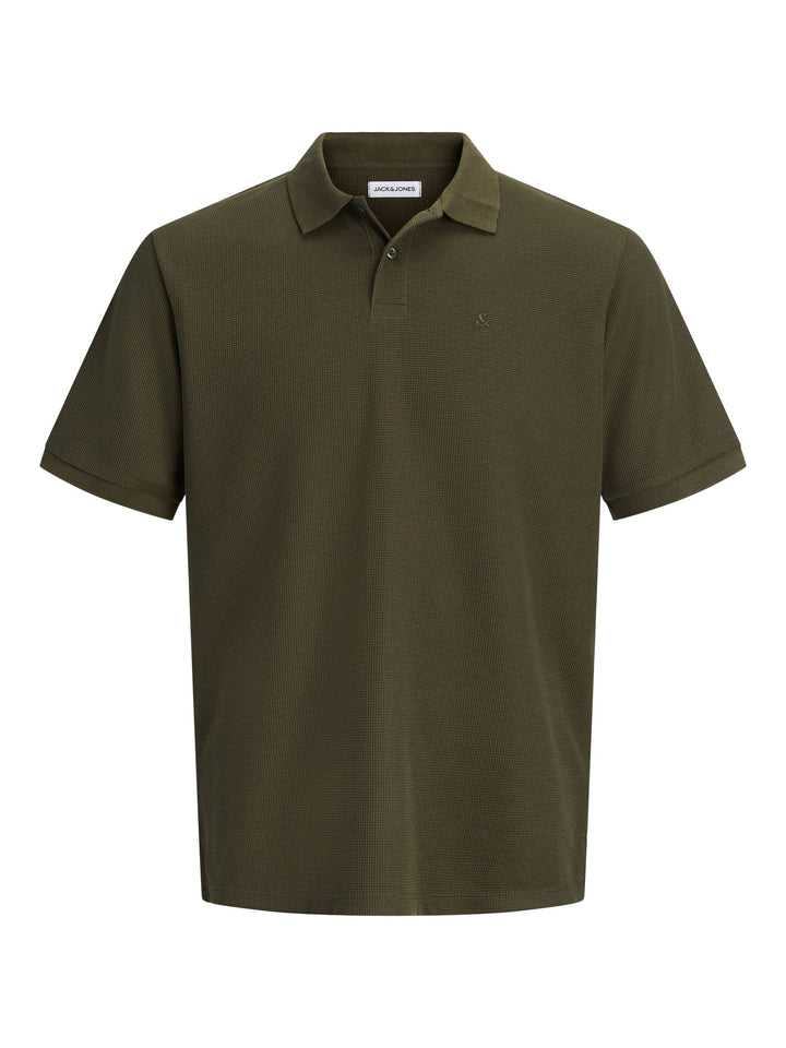 Jack & Jones polo k/m heren donkergroen – 12268130 Austin