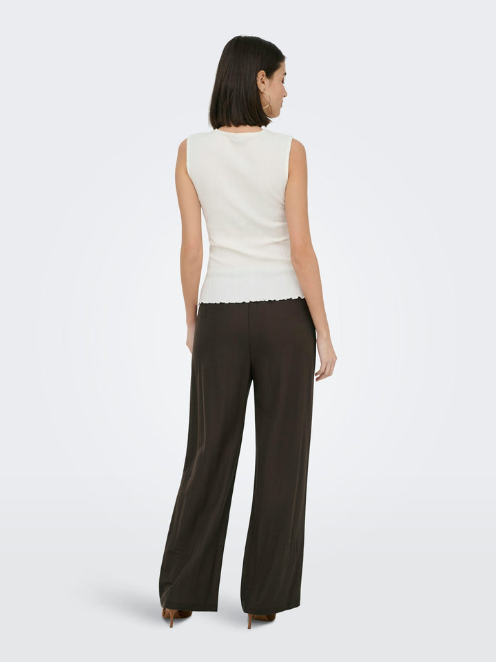 Jacqueline de Yong Leslie lange broek bruin – dames - L32