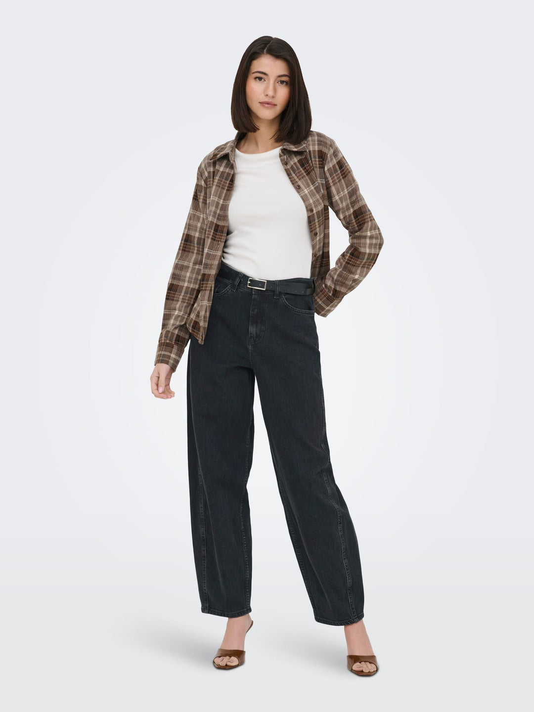 Only 15391740 Suzie jeans low croth-baggy fit black denim - L32