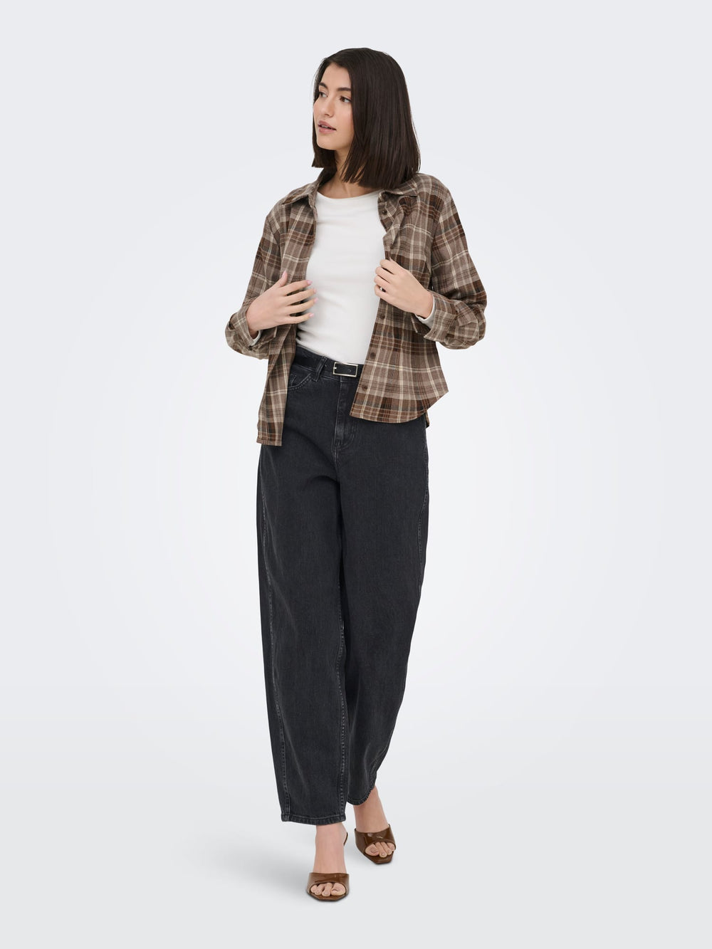 Only 15391740 Suzie jeans low croth-baggy fit black denim - L32