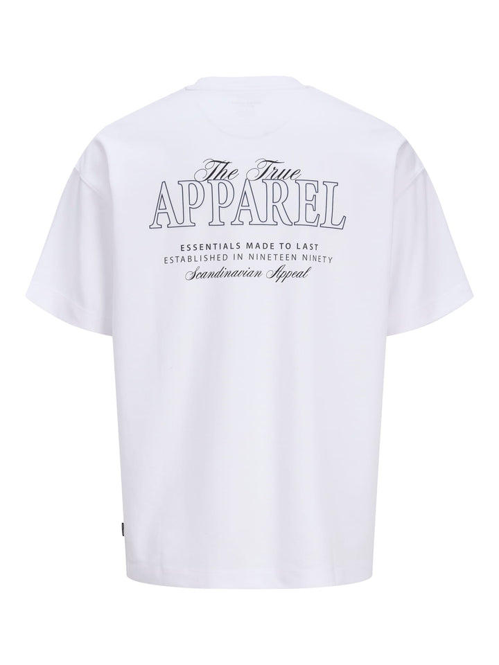 Jack &amp; Jones 12299489 Barron t-shirt wit – heren