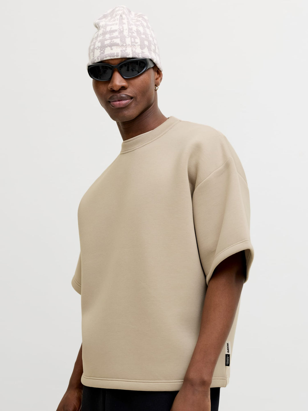 Jack & Jones sweater heren taupe – JCOBIARRITZ SCUBA