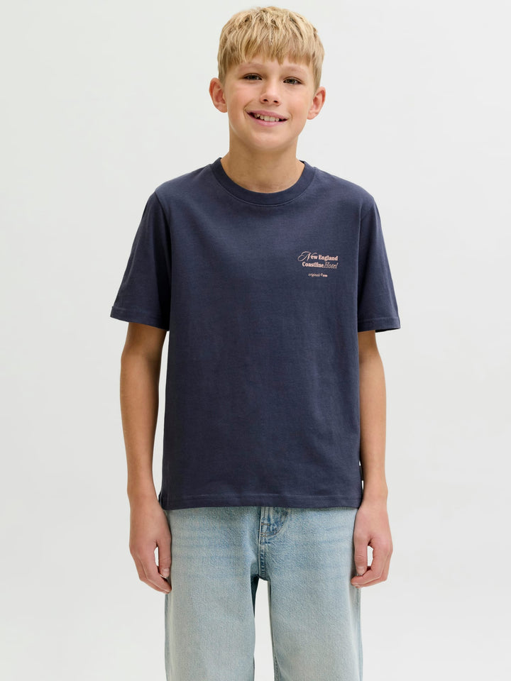 Jack & Jones Kids T-shirt navy – jongens