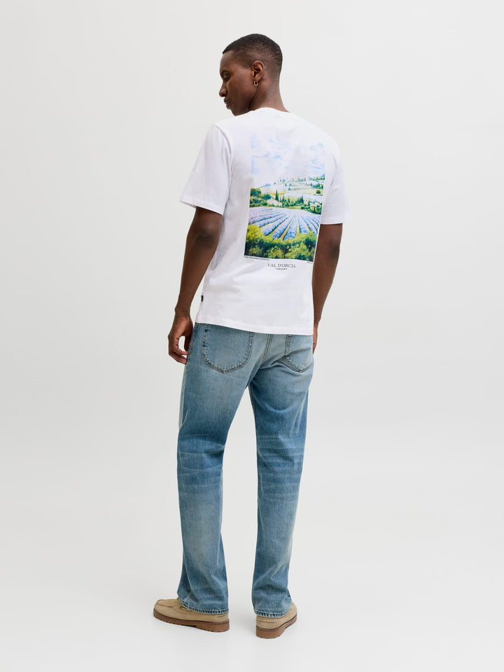 Jack & Jones Blajames T-shirt off-white – heren