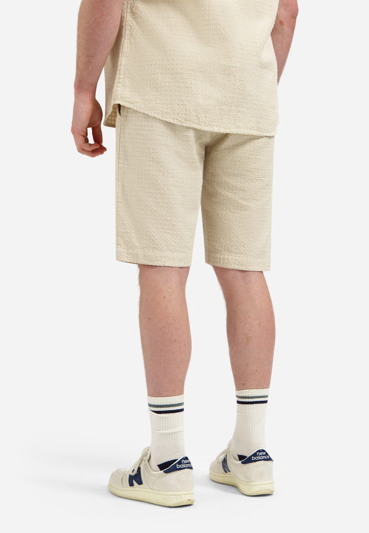 No Excess short heren beige – Chino Jacquard Uni