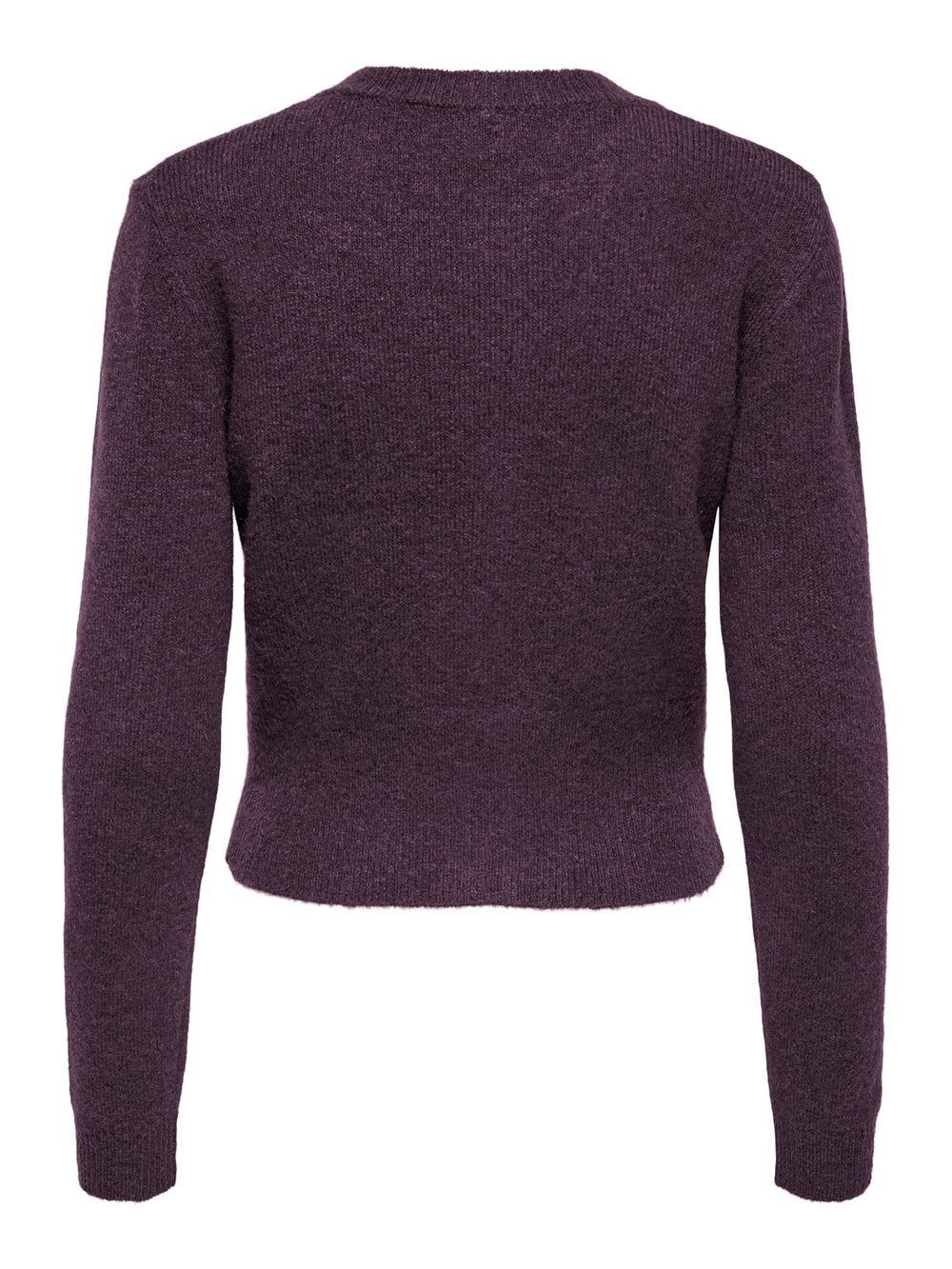 Only 15358548 Havanna vest gebreid aubergine – dames