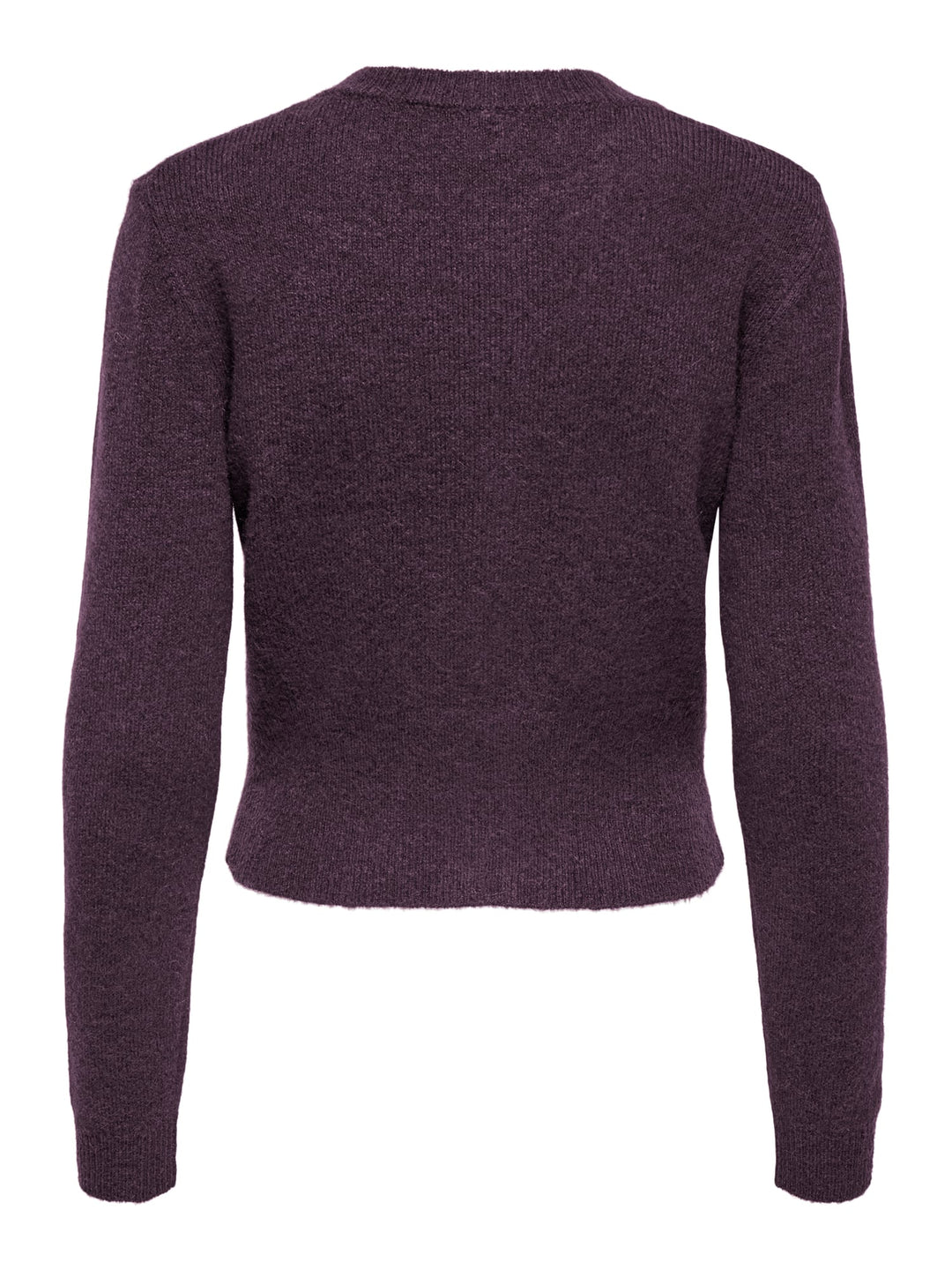 Only 15358548 Havanna vest gebreid aubergine – dames