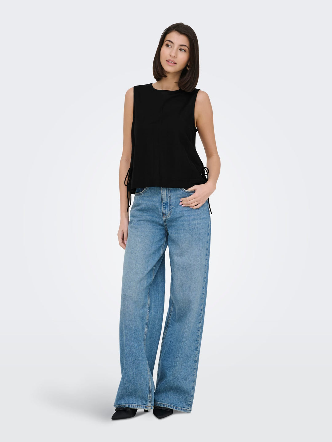 Jacqueline de Yong leslie top zwart – dames