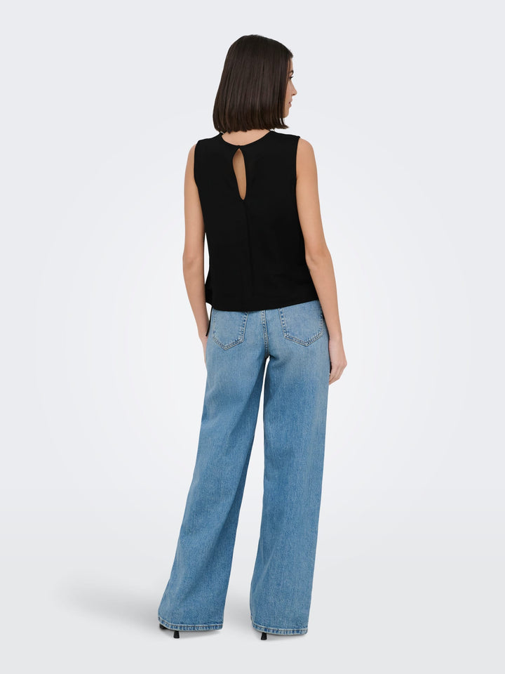 Jacqueline de Yong leslie top zwart – dames