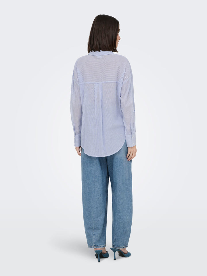 jacqueline de yong 15374039 blouse l/m dames wit dessin
