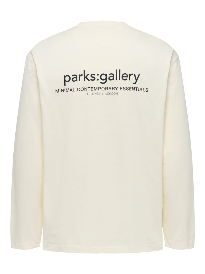 ONLY & SONS 22039981 Fred t-shirt l/m ecru – heren