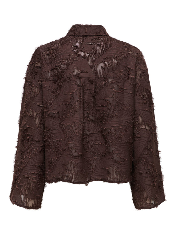 Only 15383679 Movida blouse l/m bruin – dames