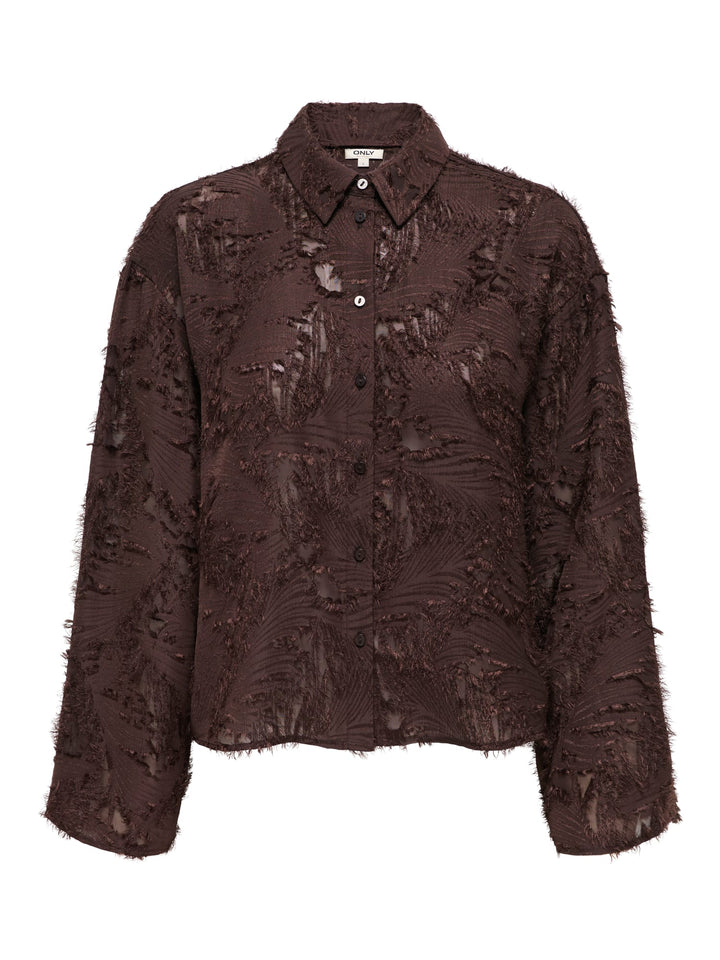 Only 15383679 Movida blouse l/m bruin – dames