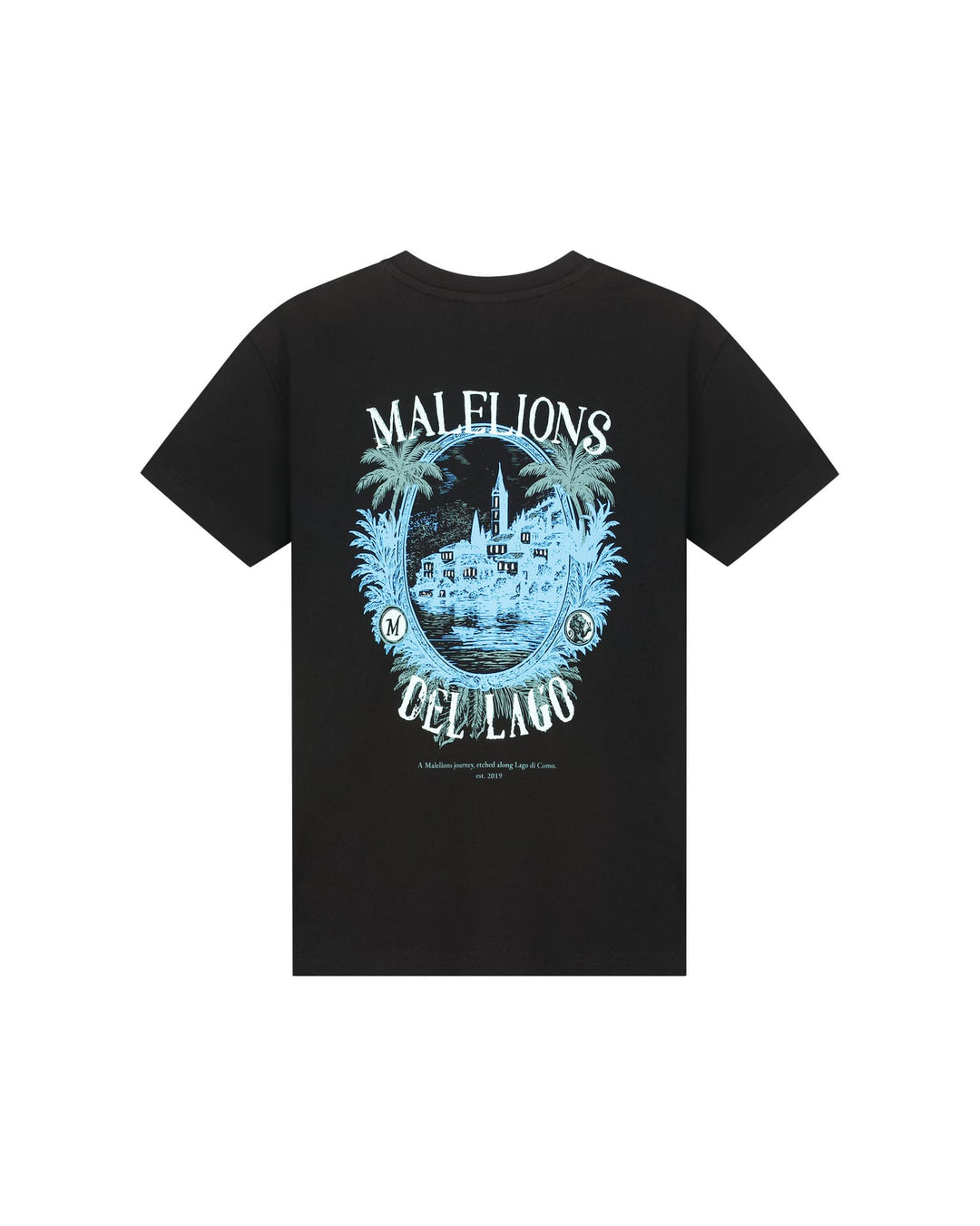 Malelions Boys MJB30026019 t-shirt zwart – jongens