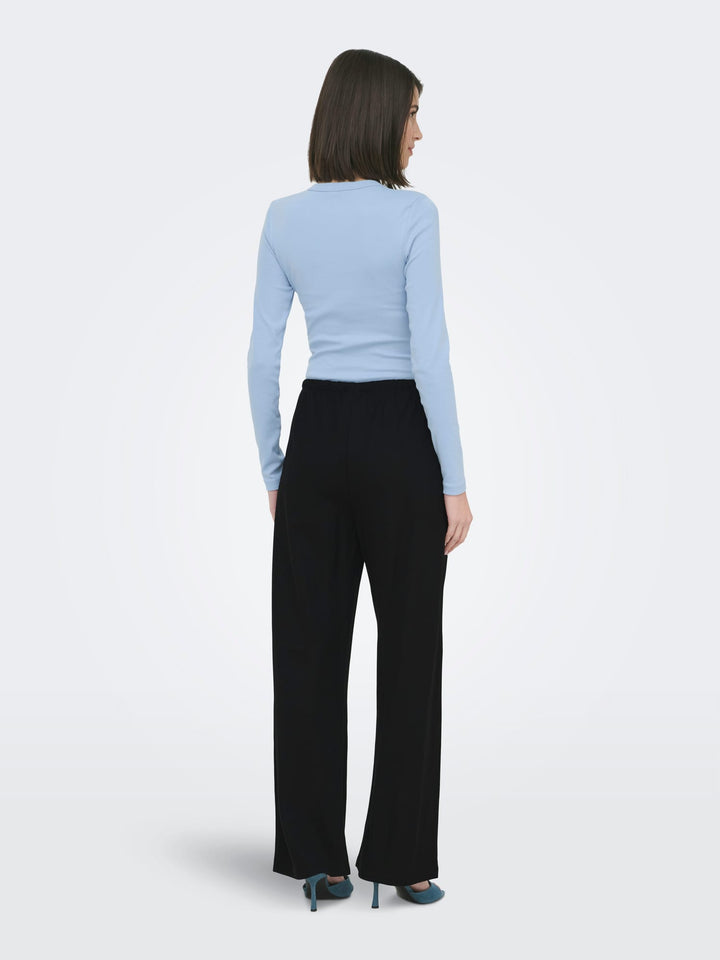 Jacqueline de Yong Leslie lange broek zwart – dames - L32