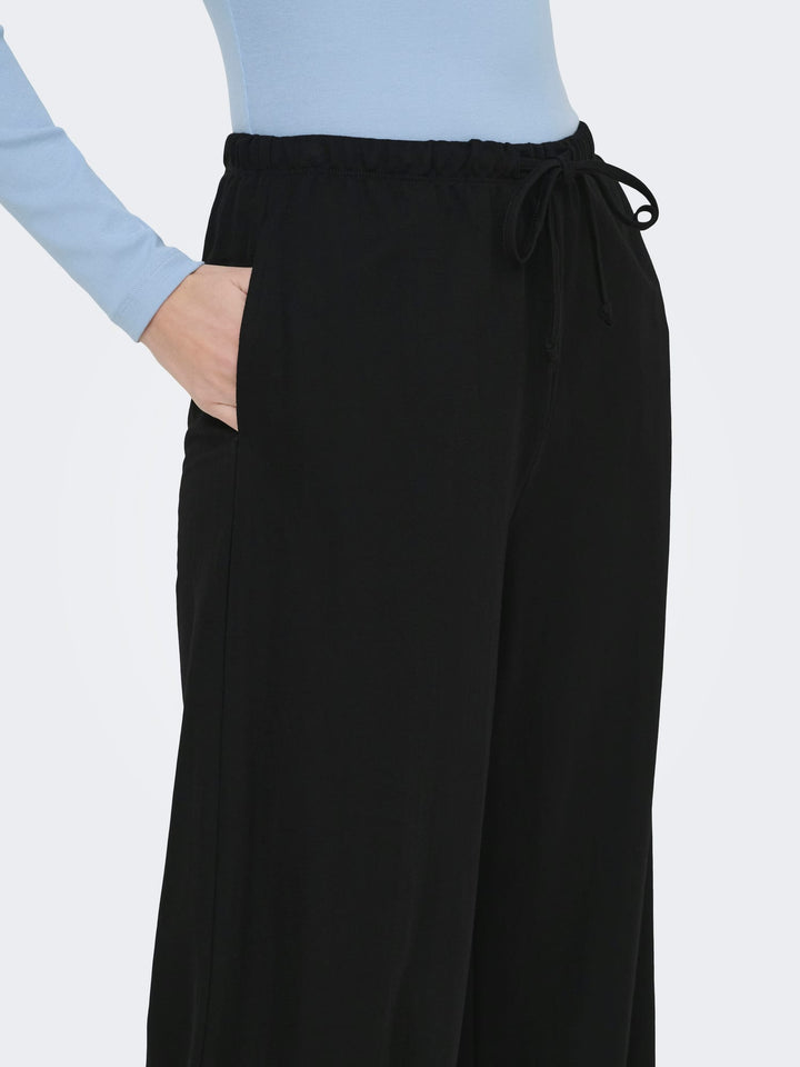 Jacqueline de Yong Leslie lange broek zwart – dames - L32