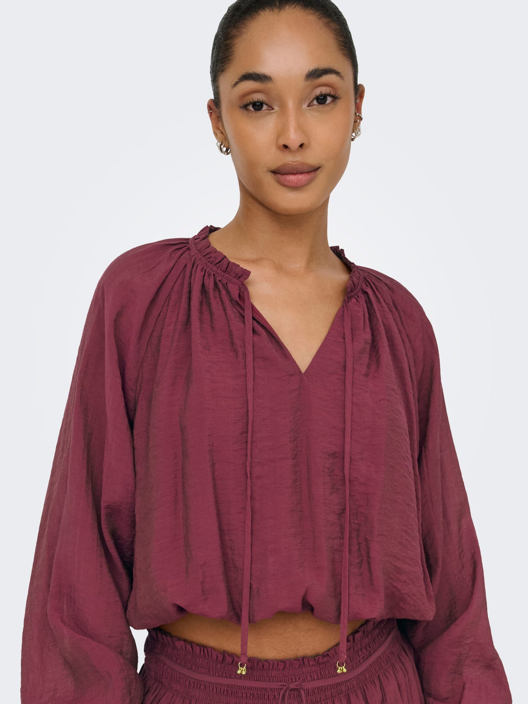 Jacqueline de Yong JDYPAIGE L/S Top steenrood – dames