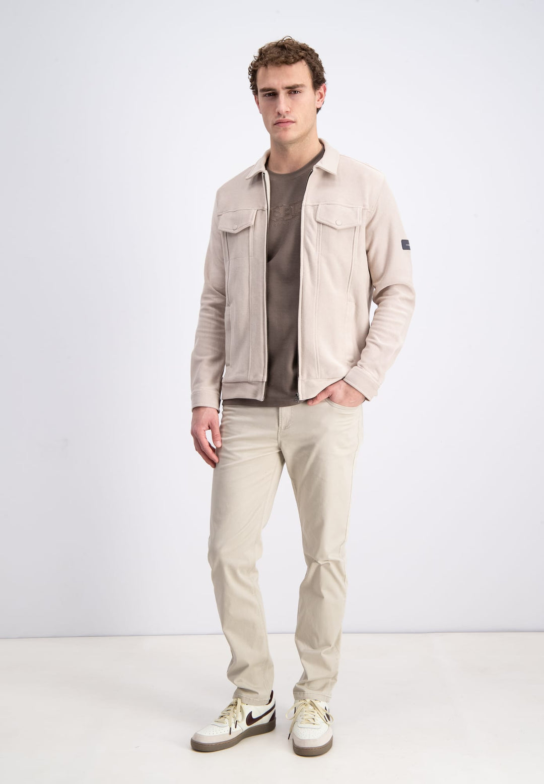 Gabbiano men vest sweat ecru – Marli 4265407